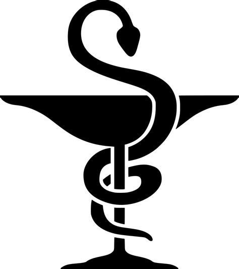 svg symbol doctor logo snake  svg image icon svg silh