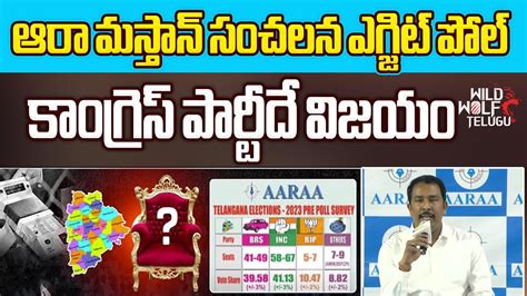 AARAA Poll Strategies Aaraa Mastan Exit Polls Telangana Election