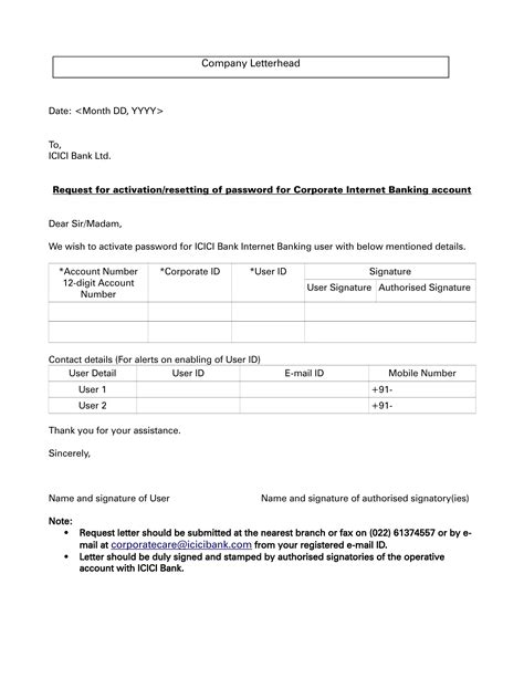 Blank Icici Bank Letterhead Format Fill Out And Print Pdfs