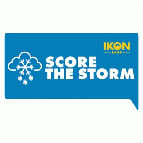 Ikon Pass Icon Pass Sticker - Ikon Pass Icon Pass Score The Storm ...