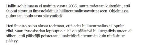 Sofia Virta On Twitter Hs N Tietojen Mukaan Hiilinegatiivisuutta