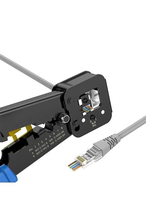 Ez Rj45 Rj11 Rj12 Cat5 Cat6 Yeni Nesil Konnektör Lüx Kolay Sıkma