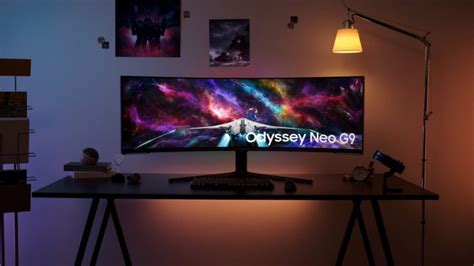 Le nouveau moniteur de jeu incurvé Odyssey Neo G9 Dual 4K UHD de