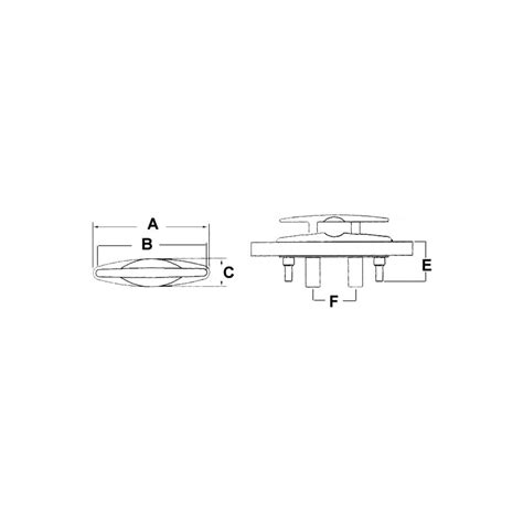 Osculati Taquet R Tractab Retract Aisi Poli Miroir Mm Osc