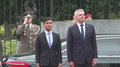 UK PM Sunak Discusses Migration During Talks With Austria Chancellor