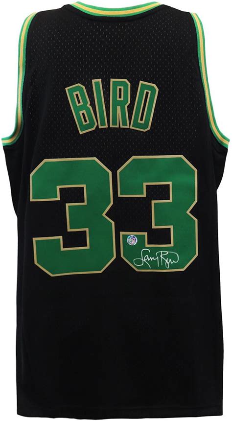 Larry Bird Signed Celtics Alternate Mitchell Ness NBA Swingman Jersey