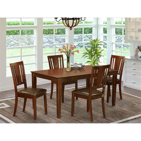 5 Pc Dining room set for 4 set-Dining Table and 4 Dining Chairs – The ...