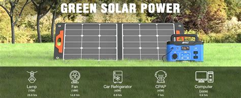 Amazon AIVOLT Portabel Power Station 300W 266Wh With Solar Panel