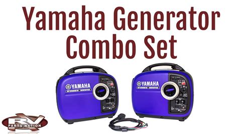 Yamaha Generator Combo Set Youtube