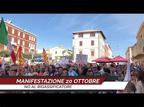 Manifestazione No Al Rigassificatore Piombino Ottobre