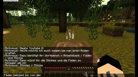 Minecraft Tutorial Bogen Youtube