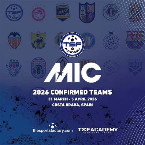 TSF Academy - 2026 MIC CUP 🙌🏻 The Academy will be a part... | Facebook