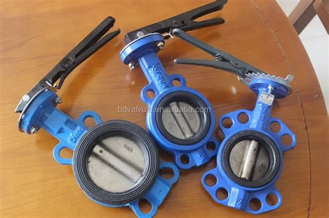 Jis 5k 10k 16k 20k Ductile Iron Butterfly Valve Lever Operated 50a 80a 100a 150a 200a 250a 300a