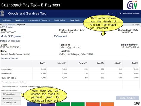 How To Generate GST Challan For Tax Payment GST Challan Format