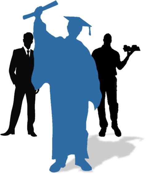 Download New Grad Blueprint Graduation Student Silhouette Png Image