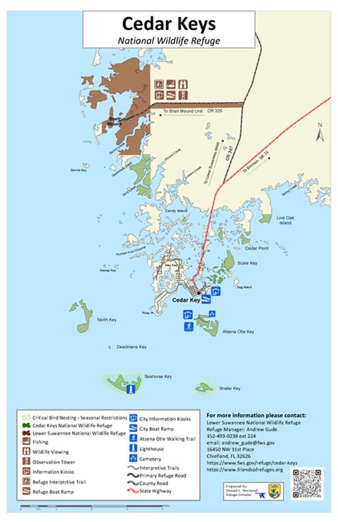 Cedar Key Map - Marjy Shannen