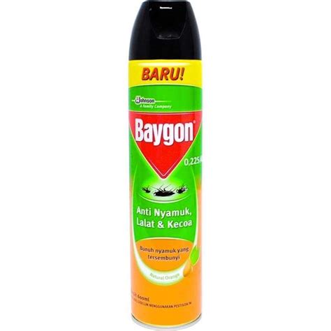 Jual BAYGON Spray Aerosol Kemasan 450 Ml All Varian Orange Di Seller