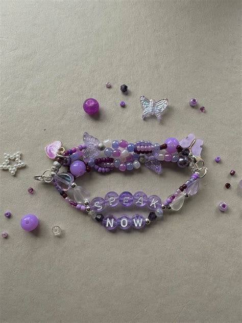 Speak Now Bracelet Eras Version Speak Now Etsy