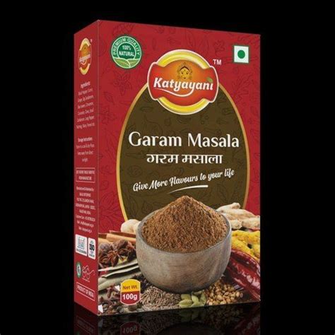 Brown Hygienically Prepared Fresh Katyayani Garam Masala Powder For