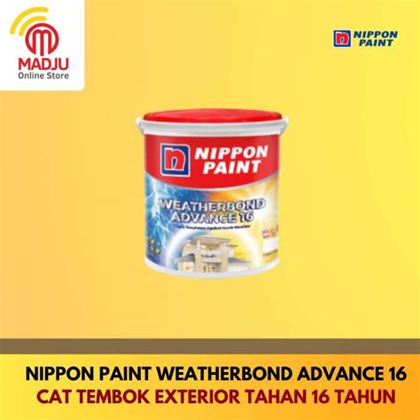 Jual Nippon Paint Weatherbond Advance Cat Tembok Exterior Eksterior