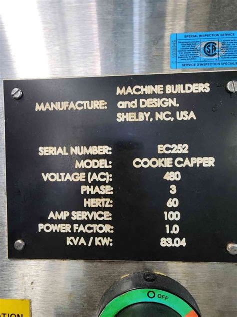 Used Machine Builders Cookie Capper