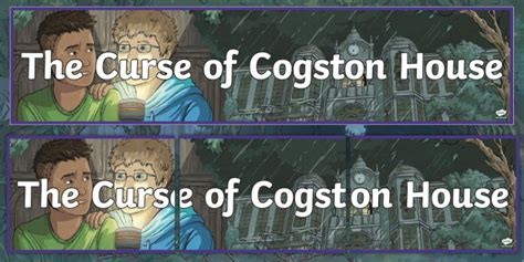 The Curse Of Cogston House Short Story Display Banner