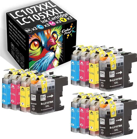 Amazon Pack Colorprint Compatible Lc Lc Ink Cartridge