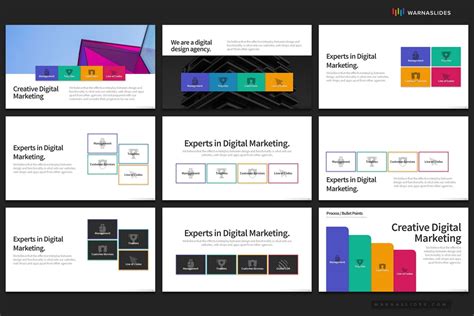 4 Bullet Points PowerPoint Template - PowerPoint Slide Master Templates ...