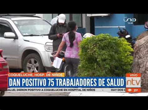 75 médicos dan positivo a coqueluche en el hospital de Niños deRedes tv