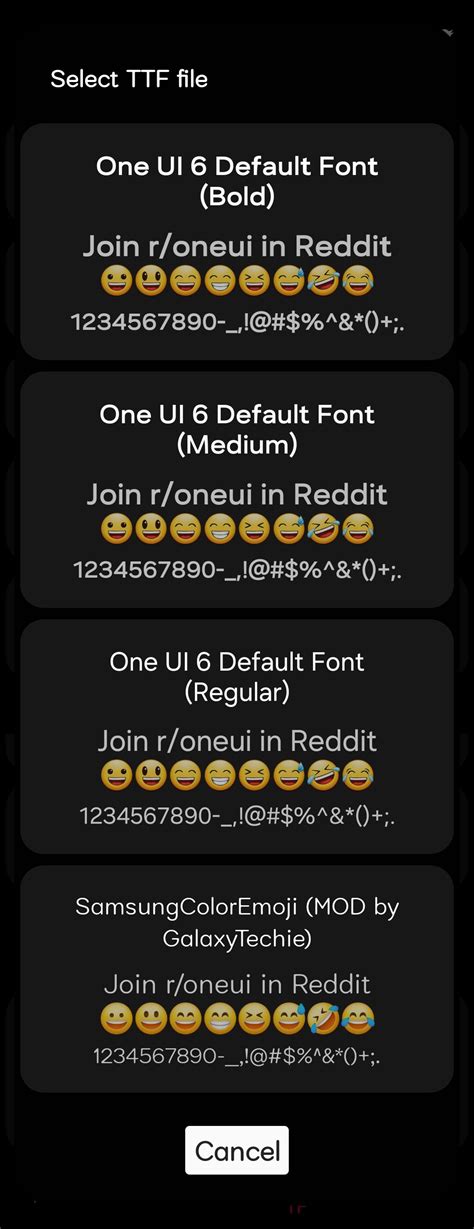 Apply the new One UI 6 default font/emojis on any ... - Samsung Members