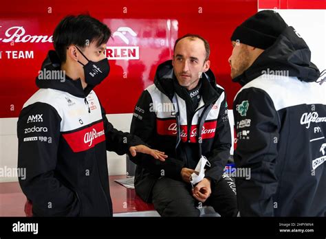 Barcelona Spanien Rd Februar Guanyu Zhou Chn Alfa