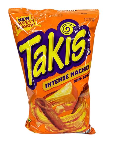 Takis Intense Nacho Non Spicy Cheese Tortilla Chips Oz Ebay