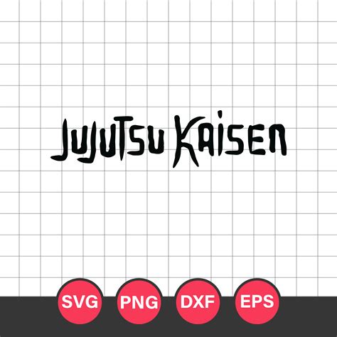 Jujutsu Kaisen Logo Svg Jujutsu Kaisen Svg Anime Svg Anim Inspire Uplift