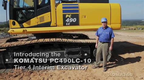 Komatsu PC490LC 10 Tier 4 Interim Excavator YouTube