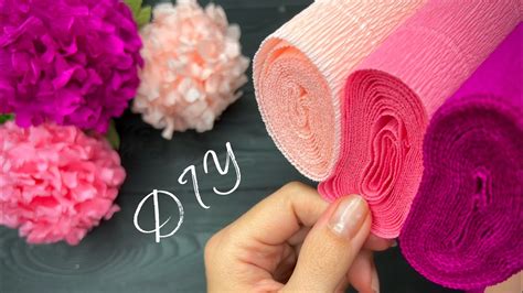 Crepe Paper Decoration Ideas How To Make Crepe Paper Flowers Youtube