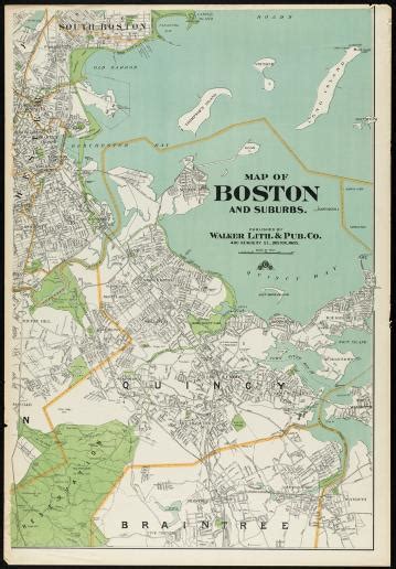 Map Of Boston And Suburbs