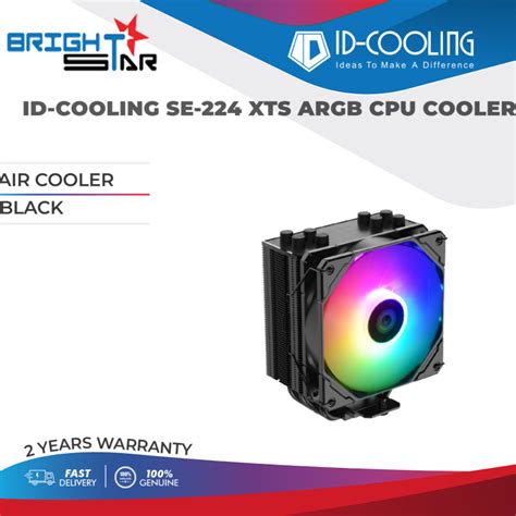 Air Cooler Id Cooling Se Xts Argb Cpu Cooler Y Warranty Lazada