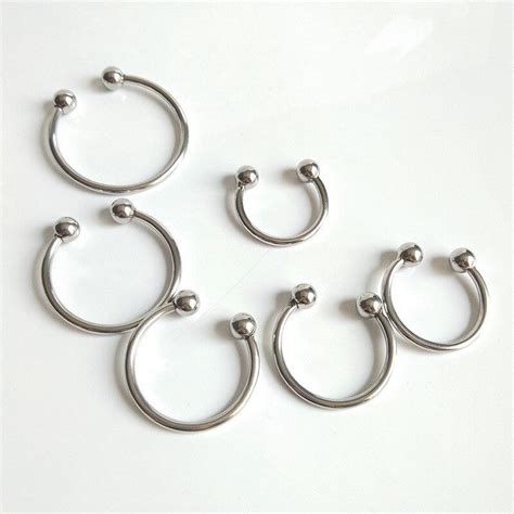 Buy Dual Ball Stainless Steel Cock Head Glans Penis Ring Sex Increase