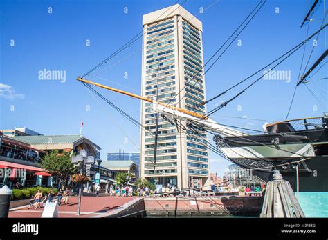 Baltimore Maryland Inner Harbor Harbour Waterfront Promenade Attraction