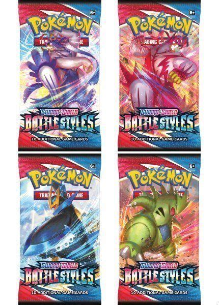 Booster Pack Full Artwork Set 4 Stk Fra SWSH Battle Styles