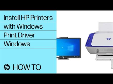 Installing An Hp Printer Using The Windows Print Driver Hp Printers