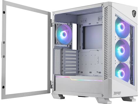 MSI MPG VELOX 100R White SPCC Steel Laminated Tempered Glass ATX Mid