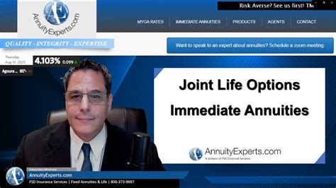 Single Premium Immediate Annuities For Two Lives Joint And Survivor Lifetime Income Options