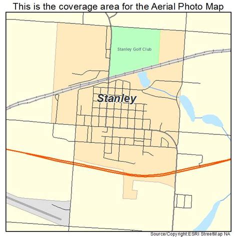 Aerial Photography Map of Stanley, ND North Dakota