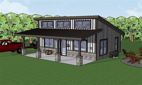 Pole Barn Homes Shouse And Barndominium Plans