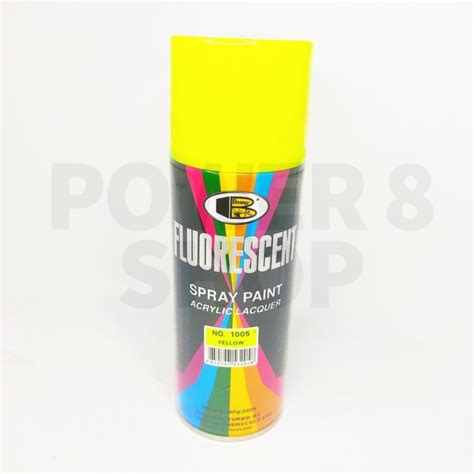 Bosny Fluorescent Spray Paint Acrylic Laquer No 1005 Yellow Spray