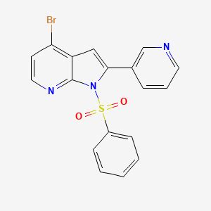 Synthesis Routes Of 4 Bromo 1 Phenylsulfonyl 2 3 Pyridinyl 1H