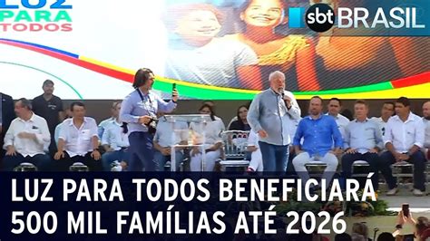 Lula relança o Programa Luz para Todos SBT Brasil 04 08 23 YouTube