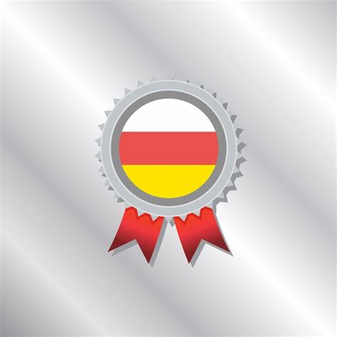 Premium Vector Illustration Of South Ossetia Flag Template