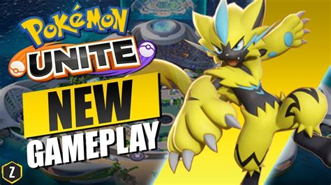 Zeraora Gameplay Pokemon Unite Youtube